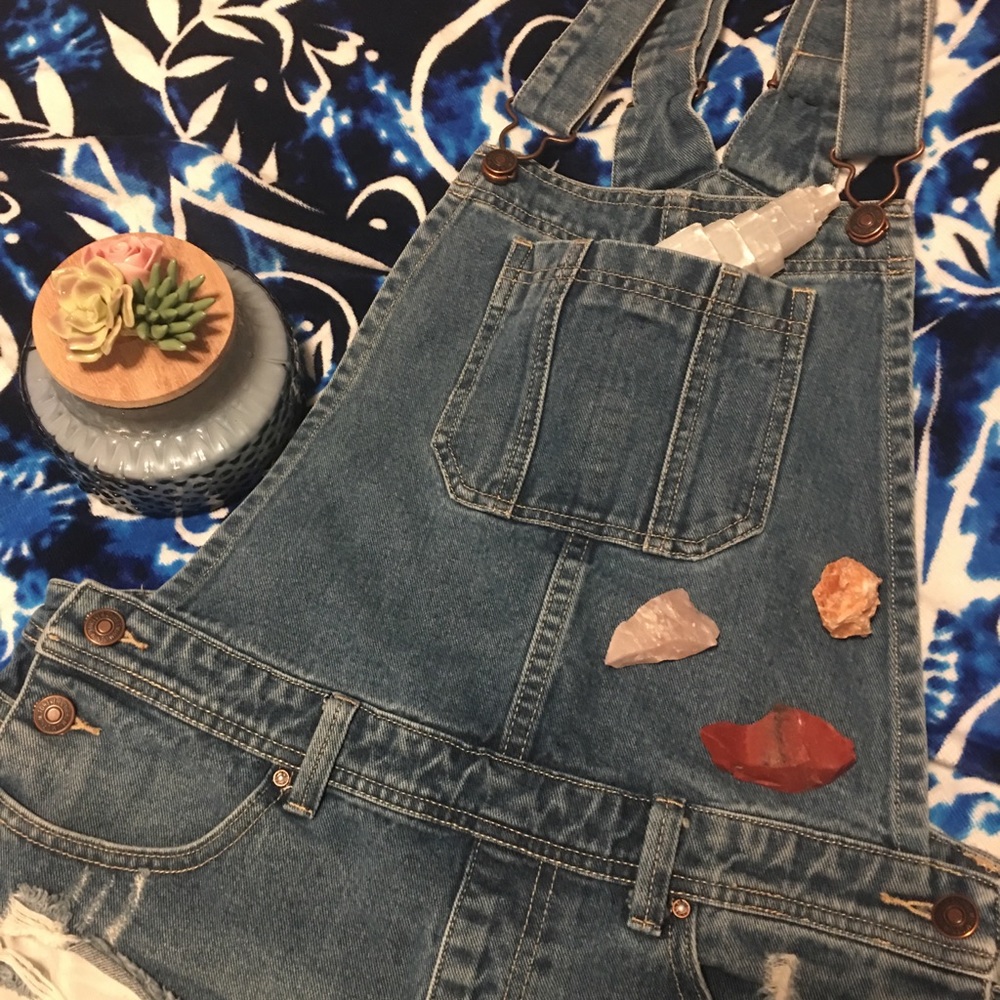 Forever 21 overall shorts